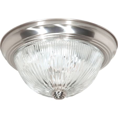 Nuvo Lighting 2 Light 11-3/8" Wide Flush Mount Bowl Ceiling Fixture Brushed Nickel
