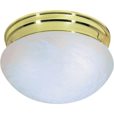 Nuvo Lighting 2 Light 9-1/2" Wide Flush Mount Bowl Ceiling Fixture Polished Brass