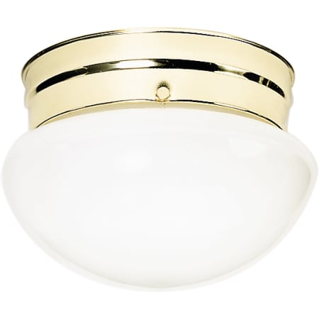 Nuvo Lighting 2 Light 9-1/2" Wide Flush Mount Bowl Ceiling Fixture Polished Brass