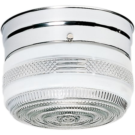 Nuvo Lighting Single Light 6" Wide Flush Mount Ceiling Fixture Polished Chrome