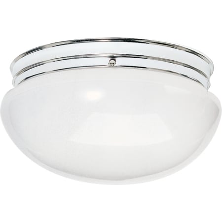 Nuvo Lighting 2 Light 12" Wide Flush Mount Bowl Ceiling Fixture Polished Chrome