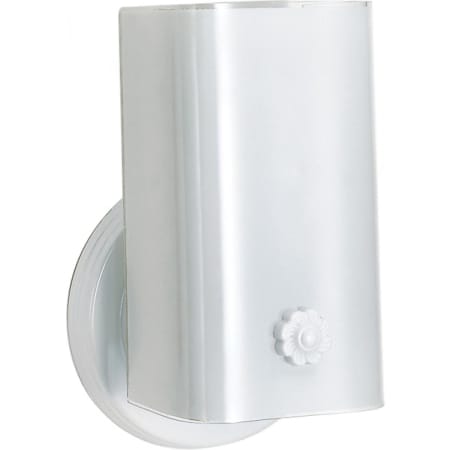 Nuvo Lighting Single Light 4-1/2" Wide Bathroom Sconce with Frosted Glass Shade White