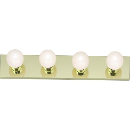 Nuvo Lighting 4 Light 24" Wide Vanity Strip - ADA Compliant Polished Brass