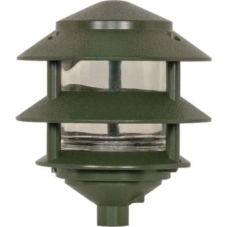 Nuvo Lighting 6-1/8" Wide Landscape Single Light Path Light Green
