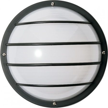 Nuvo Lighting Single Light 4" Tall Outdoor Wall Sconce with Frosted Glass Shade - ADA Compliant Black