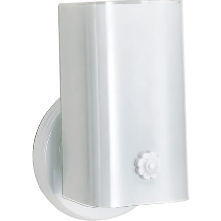 Nuvo Lighting Single Light 7-1/2" Tall Outdoor Wall Sconce with Frosted Glass Shade - ADA Compliant White