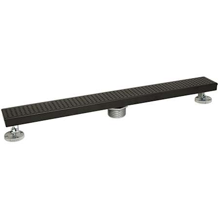 Oatey Designline 28" Pattern Grate Linear Shower Drain in Matte Black Matte Black