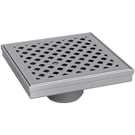 Oatey Designline 6" Pattern Grate Shower Drain in Brushed Stainless Steel - Pack of 3 Brushed Stainless Steel