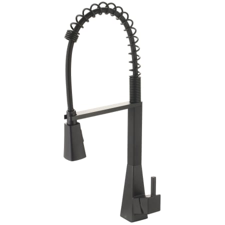 Olympia Faucets i3 1.5 GPM Single Hole Pre-Rinse Kitchen Faucet Matte Black