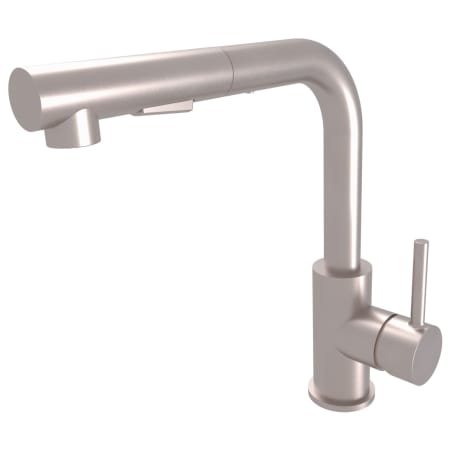 Olympia Faucets i2v 1.5 GPM Single Hole Kitchen Faucet Brushed Nickel
