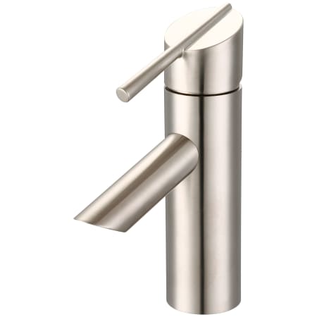 Olympia Faucets i2v 1.2 GPM Single Hole Bathroom Faucet PVD Brushed Nickel