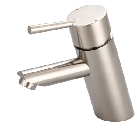 Olympia Faucets i2 1.2 GPM Single Hole Bathroom Faucet PVD Brushed Nickel