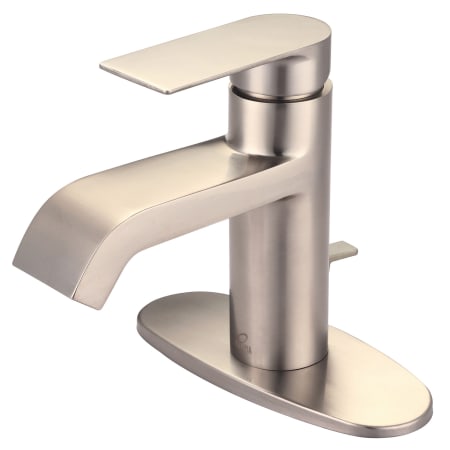 Olympia Faucets i4 1.2 GPM Centerset Bathroom Faucet PVD Brushed Nickel