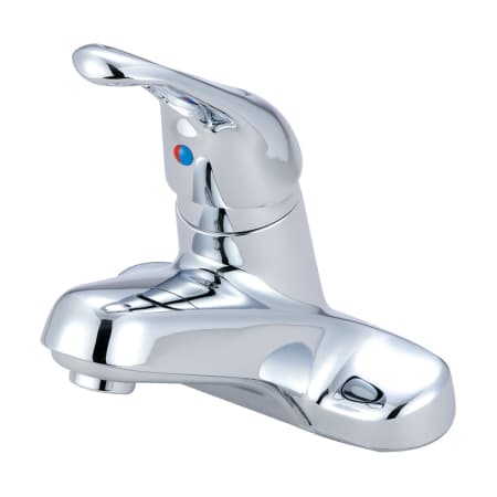 Olympia Faucets Elite 1.5 GPM Centerset Bathroom Faucet with Metal Loop Handle Polished Chrome