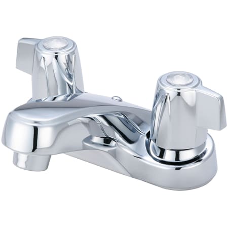 Olympia Faucets Elite 1.2 GPM Centerset Bathroom Faucet with Mini Blade Handles Polished Chrome