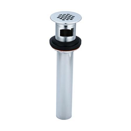 Olympia Faucets 1-1/4" Grid Strainer Drain Assembly with Overflow Polished Chrome