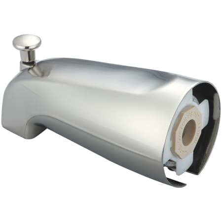 Olympia Faucets 4-3/4" Integrated Diverter Tub Spout Brushed Nickel