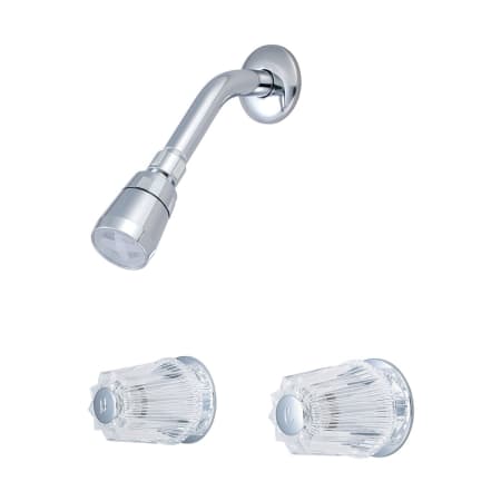 Olympia Faucets Elite 1.75 GPM Shower Only Trim Package - Includes Single Function Shower Head and Valve Trim Polished Chrome