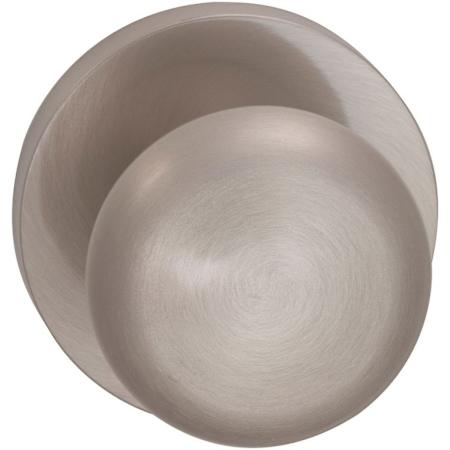 Omnia Passage 458MD Knob with 28 Degree Latch, 2-3/8" Backset, and Full Lip Strike Satin Nickel