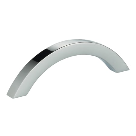 Omnia Ultima 3-3/8 Inch Center to Center Arch Cabinet Pull Polished Chrome