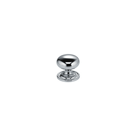 Omnia Classic & Modern 1 Inch Mushroom Cabinet Knob Polished Chrome