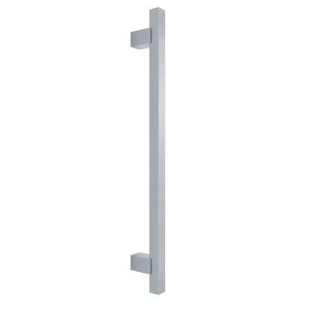 Omnia 12" Center to Center Modern Square Appliance Pull Polished Chrome