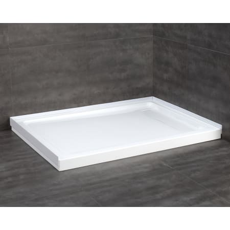 Ove Decors Erika 48" x 32" Shower Base with Reversible Drain White