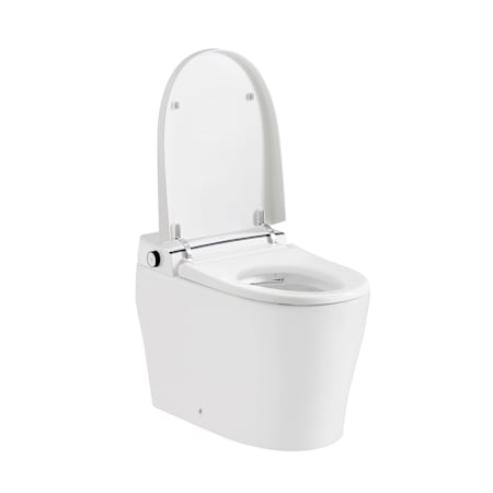 Ove Decors Ella 0.92 / 1.28 GPF Dual Flush One Piece Elongated Smart Toilet - Bidet Seat Included White