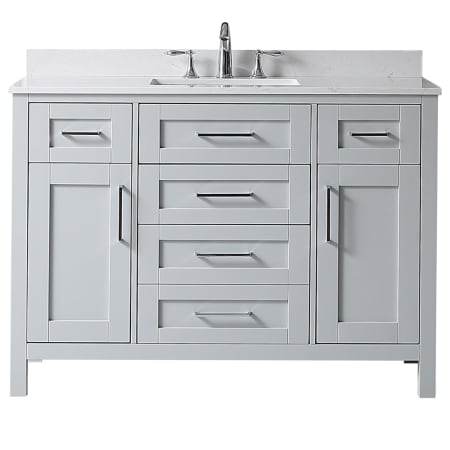 Finish: Dove Grey / Cultured Marble Top