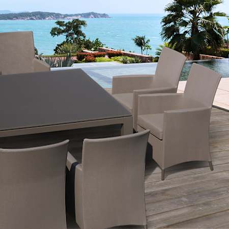 OVE Decors-CALAIS9S-Calais Square table with 8 chairs