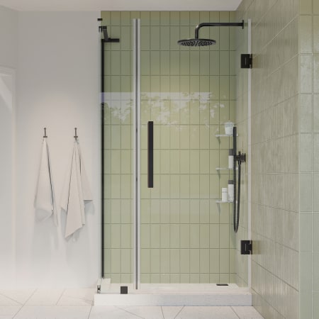 Ove Decors Endless 72" High x 29-13/16" Wide x 30-13/16" Deep Hinged Semi Frameless Shower Enclosure with Clear Glass Oil Rubbed Bronze