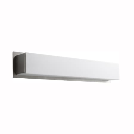 Oxygen Lighting Fuse 26" Wide ADA 2 Light Single Bath Bar with White Acrylic Shade Satin Nickel