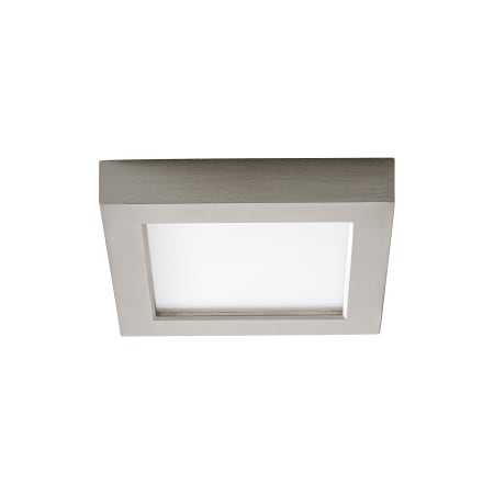 Oxygen Lighting Altair 5" Wide LED Flush Mount Square Ceiling Fixture Satin Nickel