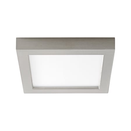 Oxygen Lighting Altair 7" Wide LED Flush Mount Square Ceiling Fixture Satin Nickel