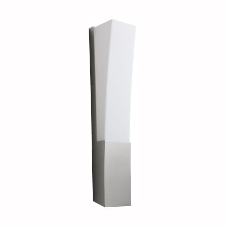 Oxygen Lighting Crescent 19" Tall ADA Single Light LED Bathroom Sconce with Acrylic Shade Satin Nickel
