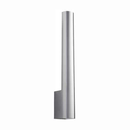 Oxygen Lighting Mies 22" Tall 1 Light ADA LED Wall Sconce with Acrylic Lens Polished Chrome