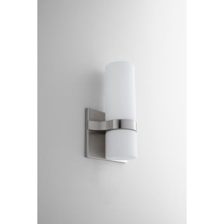 Oxygen Lighting Single Light 7" Wide Integrated LED Bathroom Sconce - ADA Compliant Satin Nickel