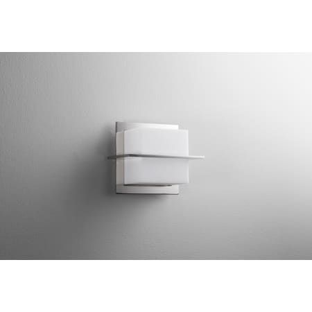 Oxygen Lighting Single Light 5-3/4" Wide Integrated LED Bathroom Sconce - ADA Compliant Polished Nickel