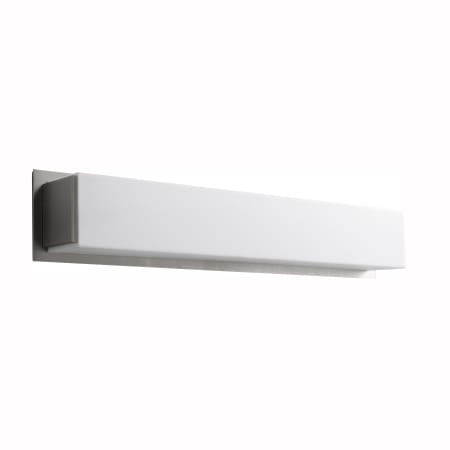 Oxygen Lighting Fuse 26" Wide ADA 2 Light Single LED Bath Bar with White Acrylic Shade Satin Nickel