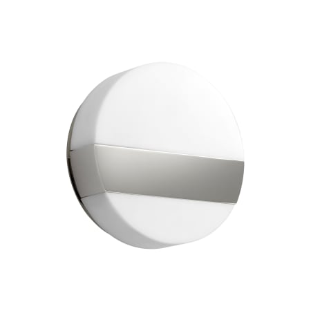 Oxygen Lighting Aurora 2 Light 6" Tall LED Bathroom Sconce Polished Nickel