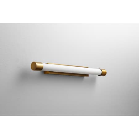 Oxygen Lighting Single Light 24-1/4" Wide Integrated LED Bath Bar - ADA Compliant Aged Brass