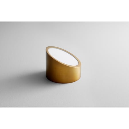 Oxygen Lighting Single Light 4-3/4" Wide Integrated LED Bathroom Sconce - ADA Compliant Aged Brass