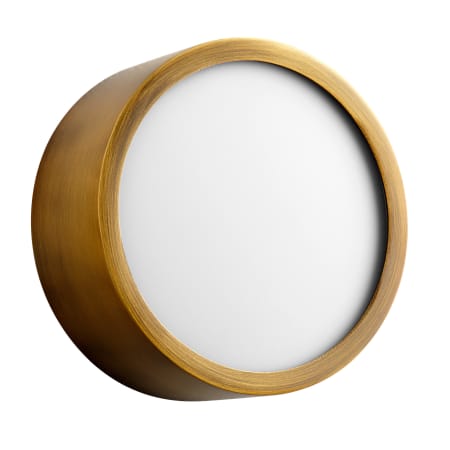 Oxygen Lighting Peepers 2" Tall 1 Light LED Wall Sconce with Acrylic Lens Aged Brass