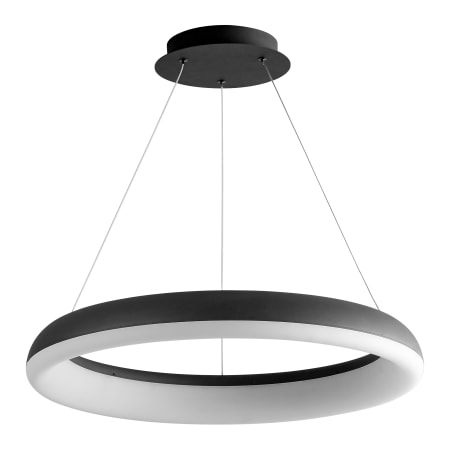 Oxygen Lighting Roswell 24" Wide LED Ring Chandelier Black