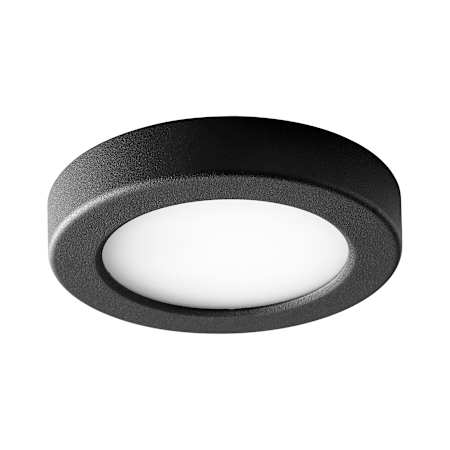 Oxygen Lighting Elite 6" Wide LED Flush Mount Drum Ceiling Fixture Black