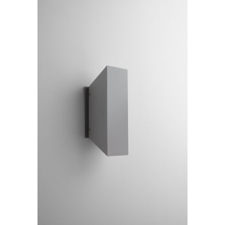 Oxygen Lighting Single Light 12-1/8" Tall Integrated LED Outdoor Wall Sconce - ADA Compliant Grey