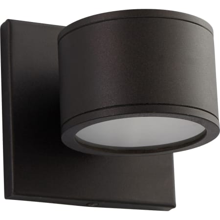 Oxygen Lighting Ceres 5" Tall 2 Light Single Outdoor LED Wall Sconce with Frosted Glass Diffuser Oiled Bronze