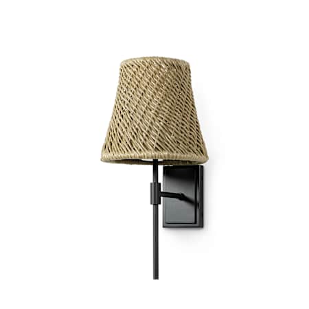 Palecek Augustine 20" Tall Outdoor Wall Sconce Black