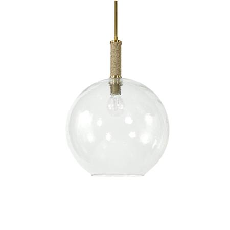 Palecek Bronson 16" Wide Pendant Brass