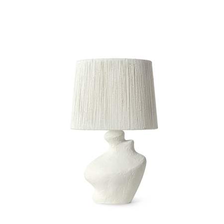 Palecek Ezra 23" Tall Buffet Table Lamp White